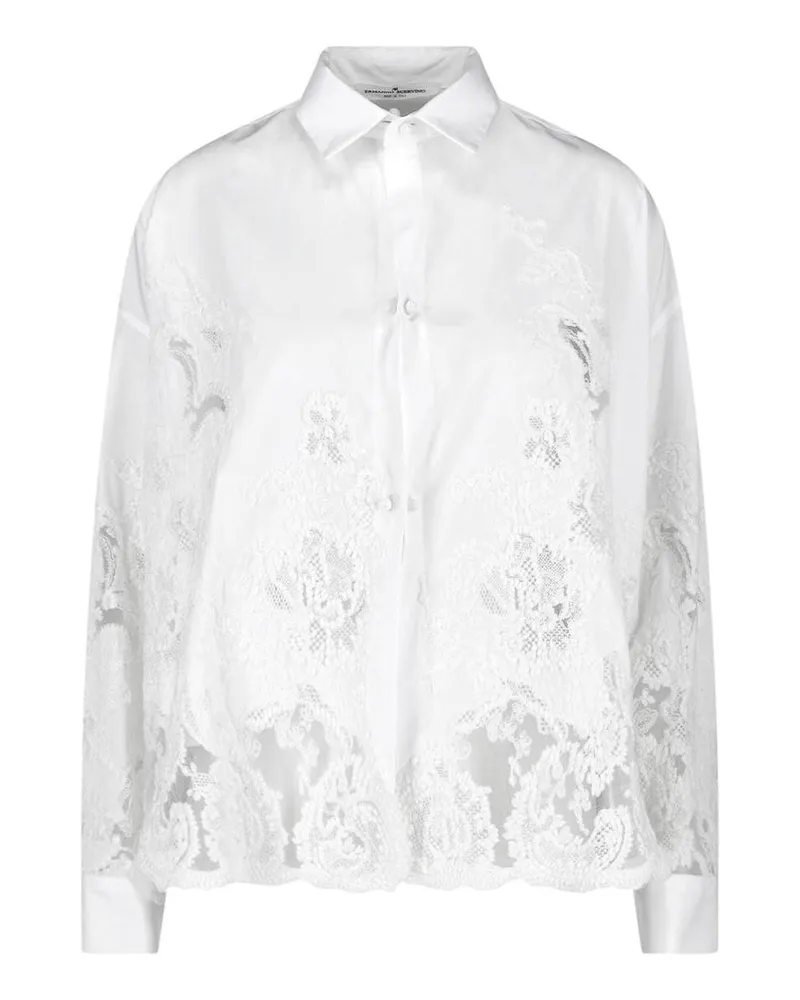 Ermanno Scervino Hemd - Weiß Weiß