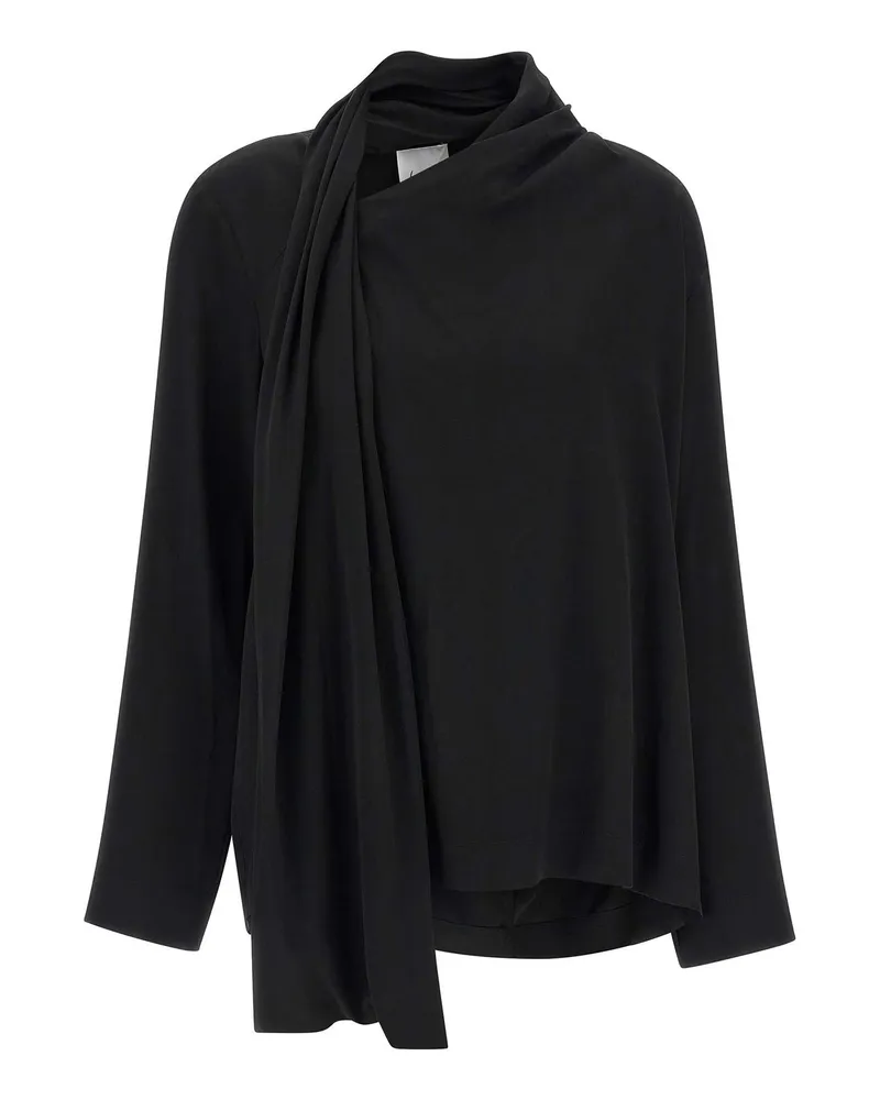 NUDE Bluse - Schwarz Schwarz