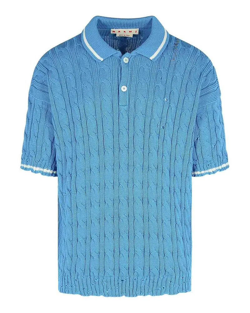 Marni Poloshirt - Hellblau Hellblau
