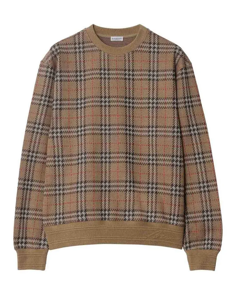 Burberry Rundhalspullover - Schwarz Schwarz