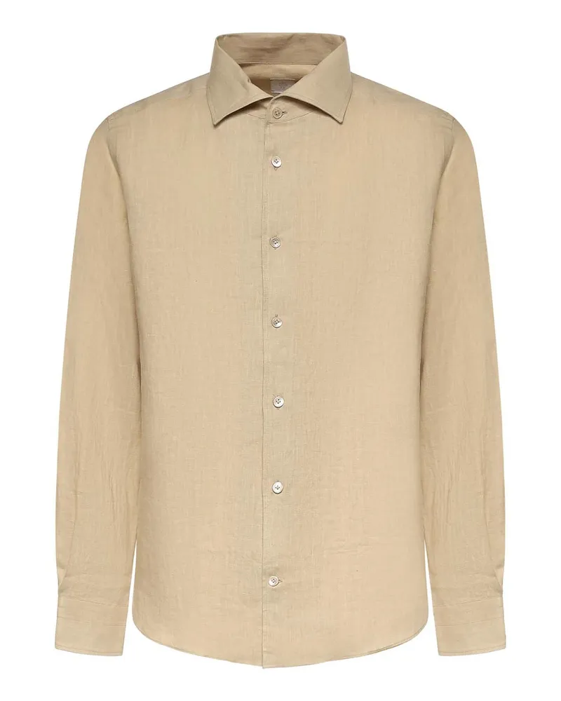 Eleventy Hemd - Hellbeige Hellbeige