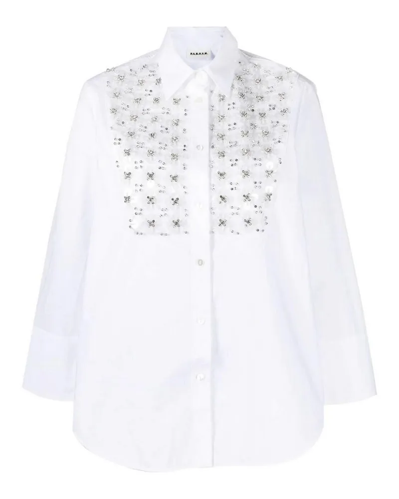 P.A.R.O.S.H. P. A.R. O.S. H. Hemd - Weiß Weiß