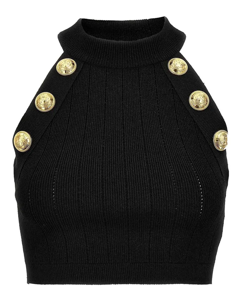 Balmain Top - Schwarz Schwarz