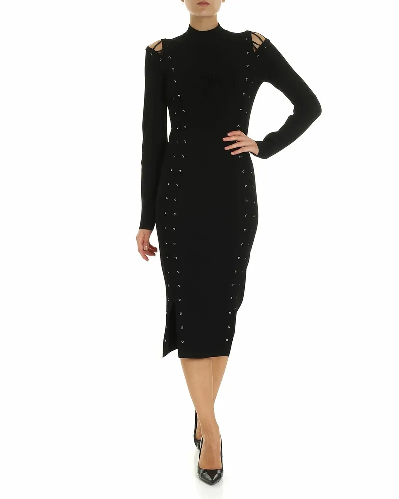 McQ Maxikleid - Schwarz Schwarz