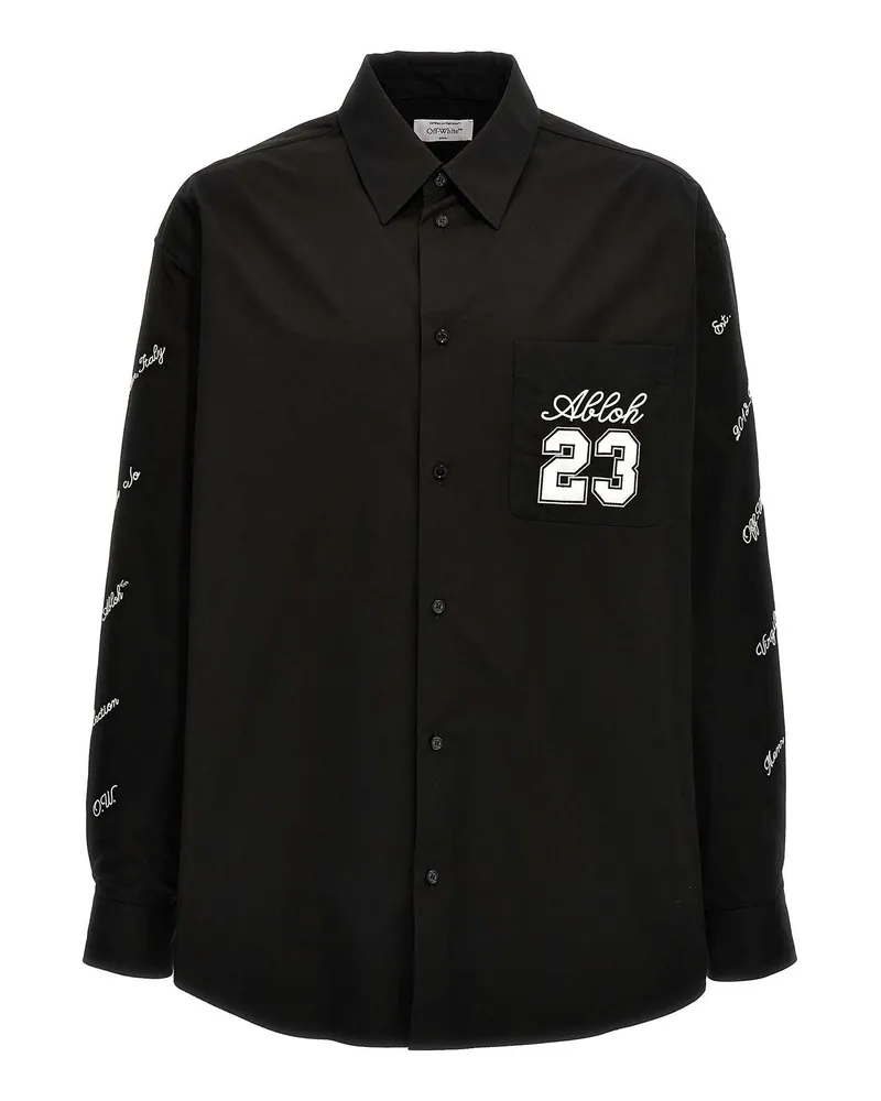 OFF-WHITE Hemd - Weiß Schwarz