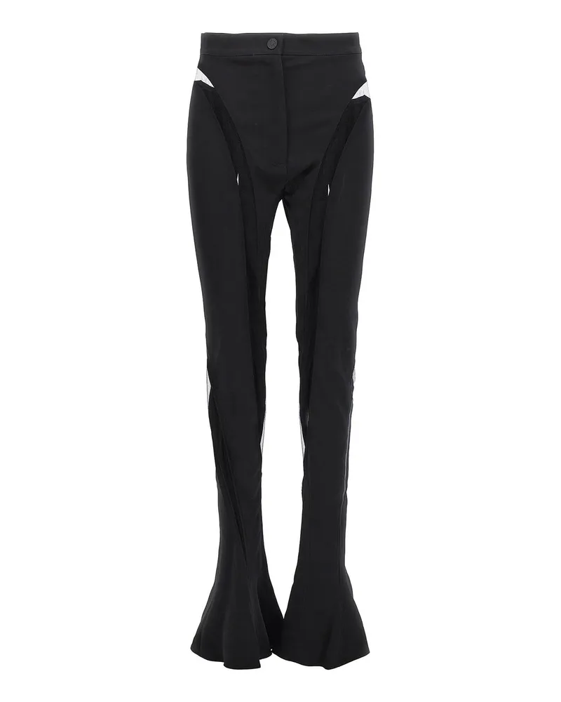 Thierry Mugler Casual Hose - Schwarz Schwarz