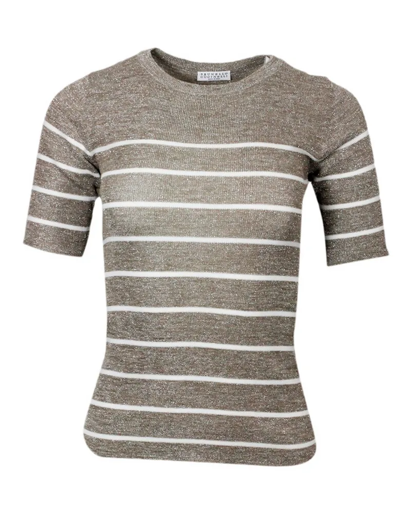Brunello Cucinelli Rundhalspullover - Beige Beige
