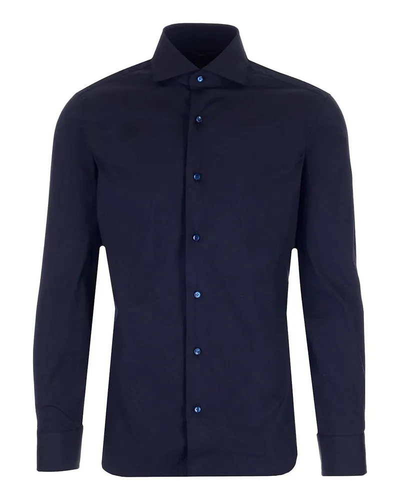 BARBA Hemd - Blau Blau