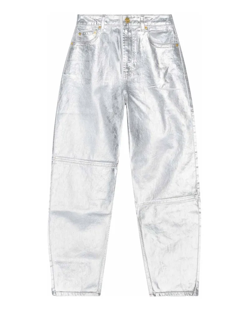 Ganni Bootcut Jeans - Weiß Weiß