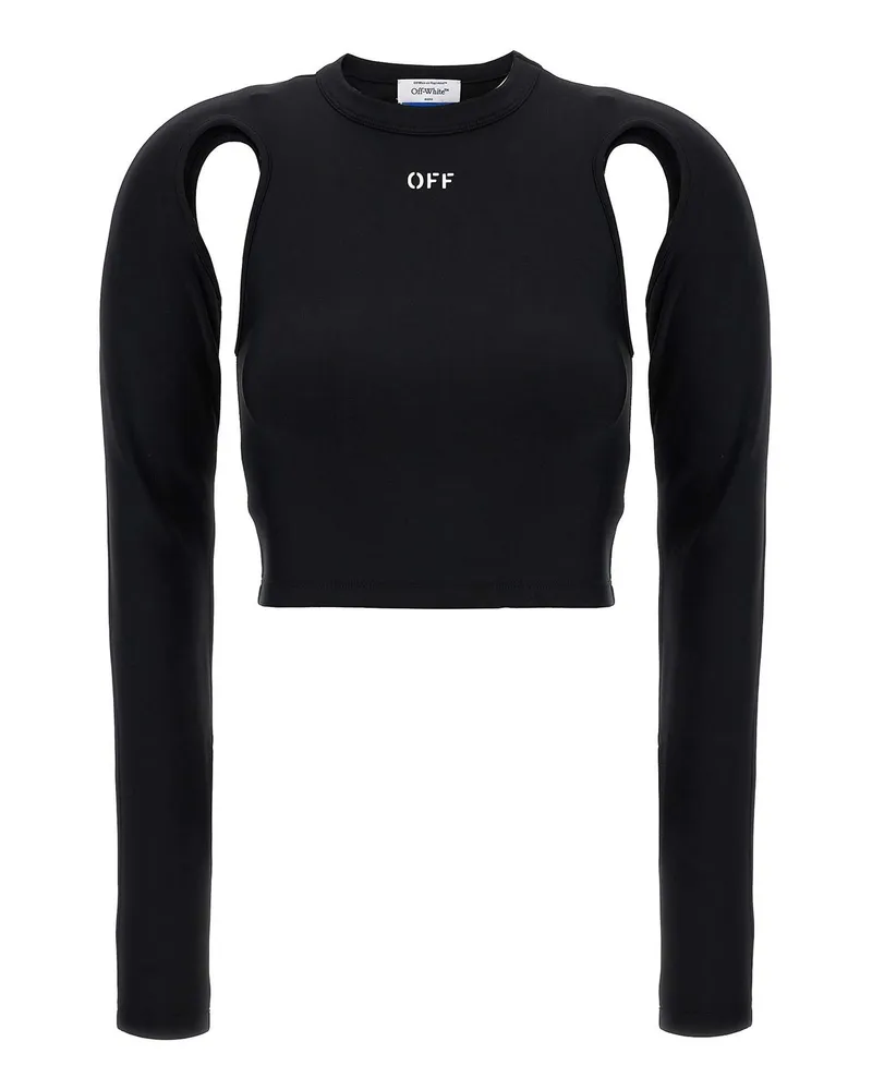 OFF-WHITE Top - Schwarz Schwarz