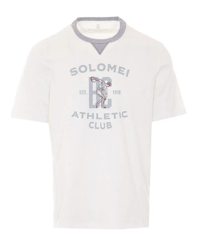 Brunello Cucinelli T-Shirt - Weiß Weiß