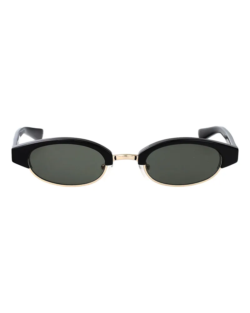 Alexander McQueen Sonnenbrille - Schwarz Schwarz