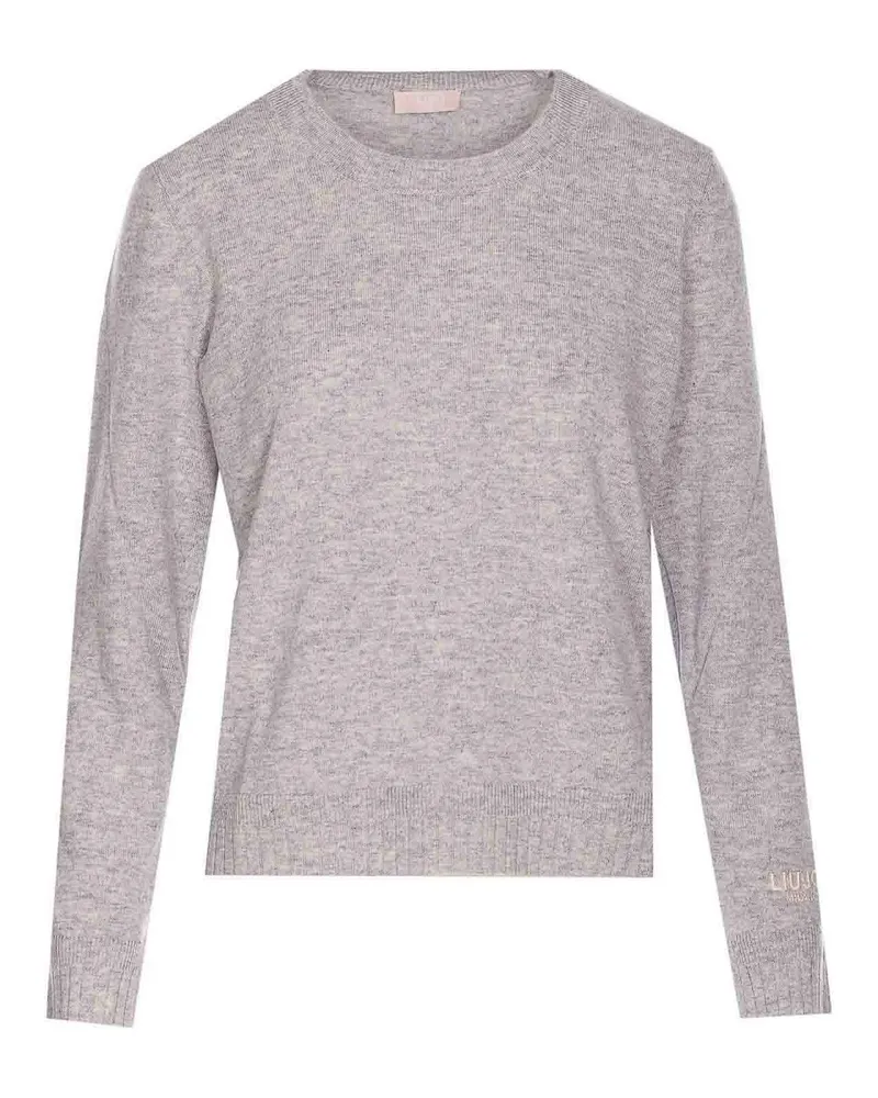 Liu Jo Rundhalspullover - Grau Grau