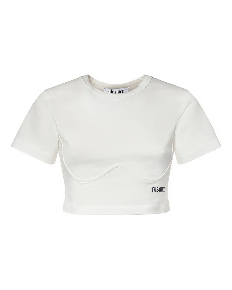 ATTICO T-Shirt - Weiß Weiß