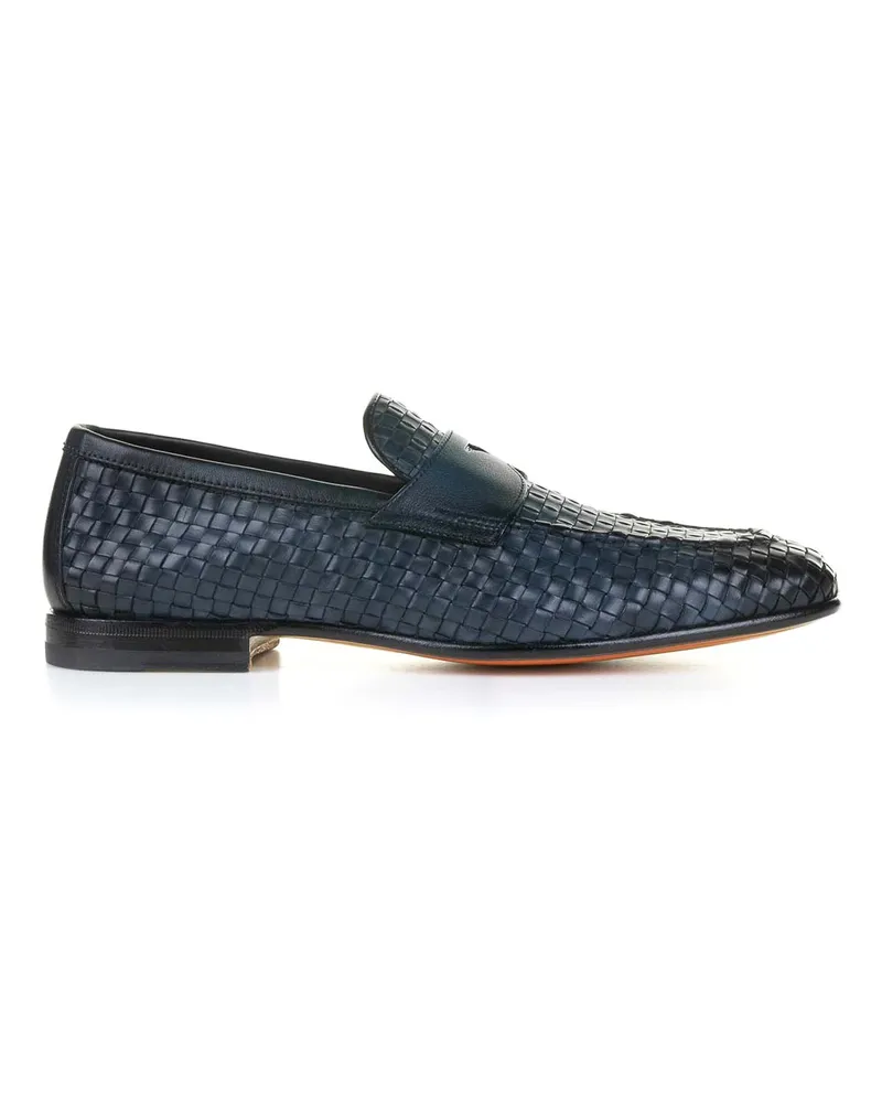 Santoni Mokassins - Blau Blau