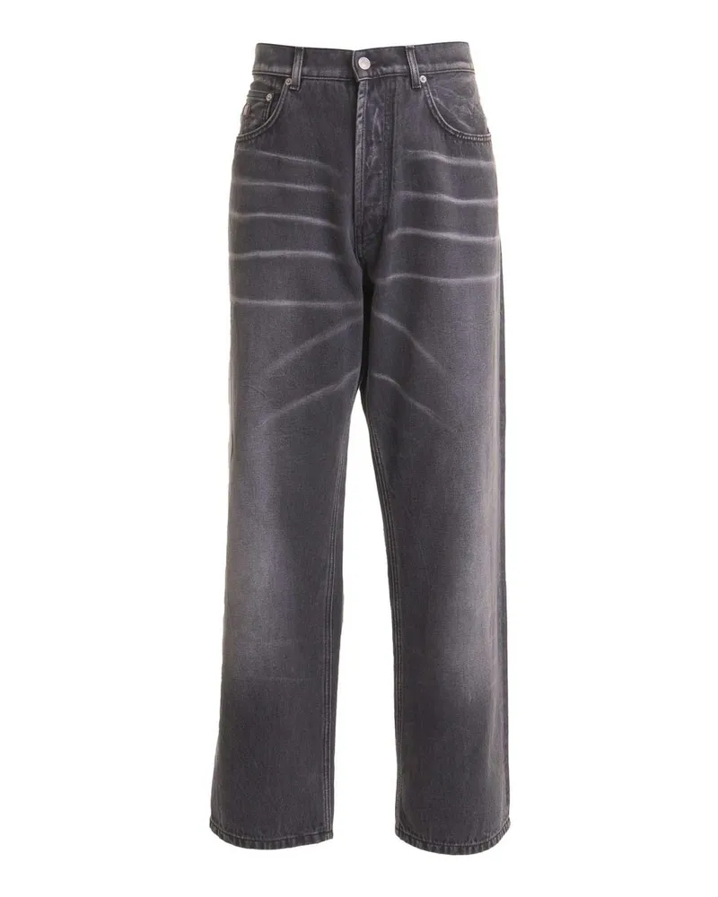 Moschino Straight Leg Jeans - Grau Grau