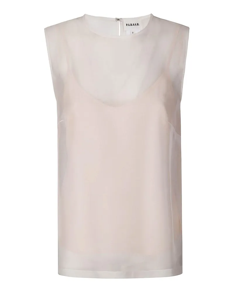 P.A.R.O.S.H. P. A.R. O.S. H. Hemd - Creme Creme