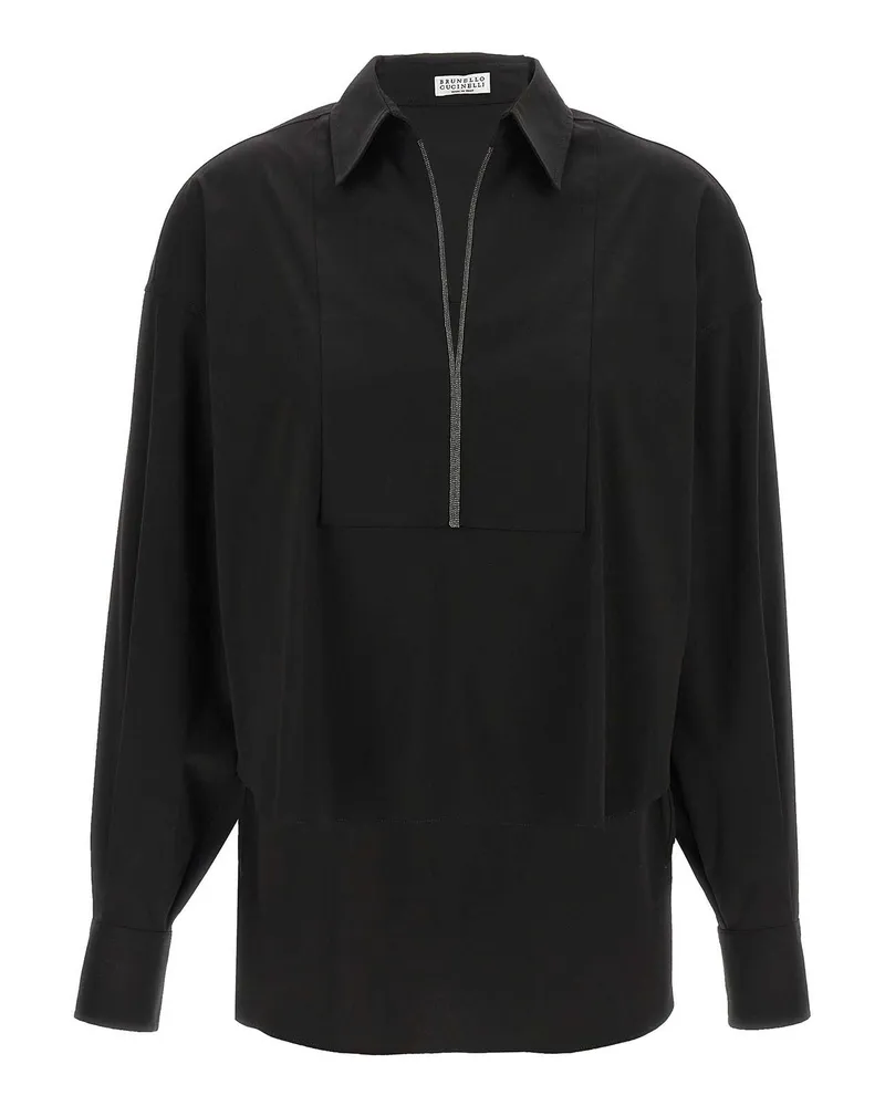 Brunello Cucinelli Hemd - Schwarz Schwarz