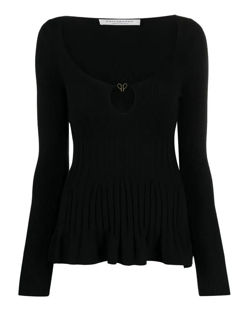 Philosophy Di Lorenzo Serafini U-Boot-Pullover - Schwarz Schwarz