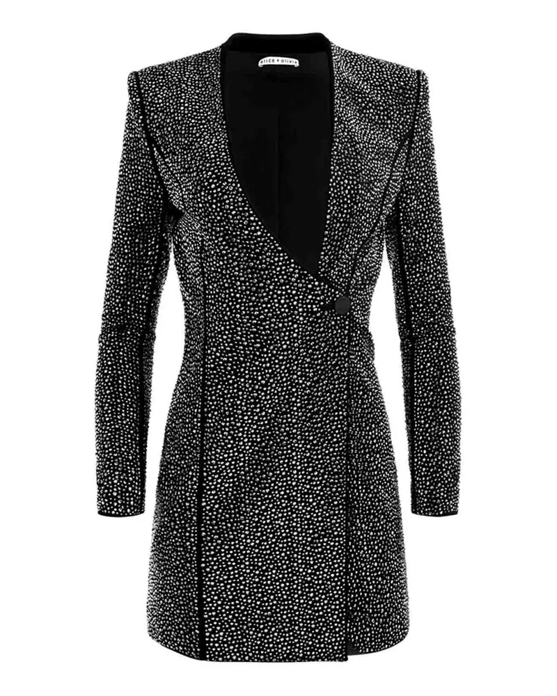 Alice + Olivia Kurzes Kleid - Schwarz Schwarz