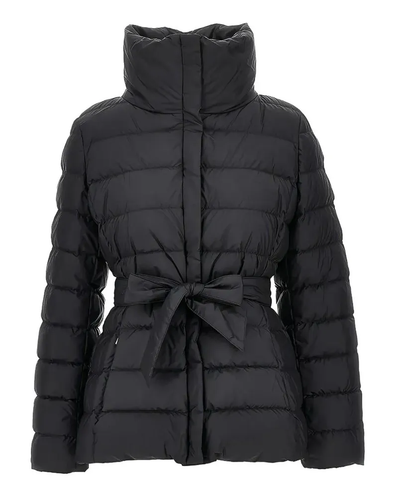 Max Mara Knielanger Mantel - Schwarz Schwarz