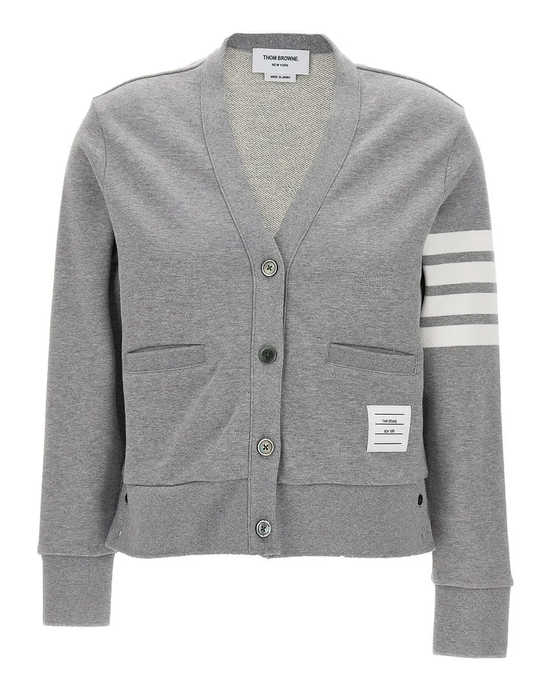 Thom Browne Cardigan - Grau Grau