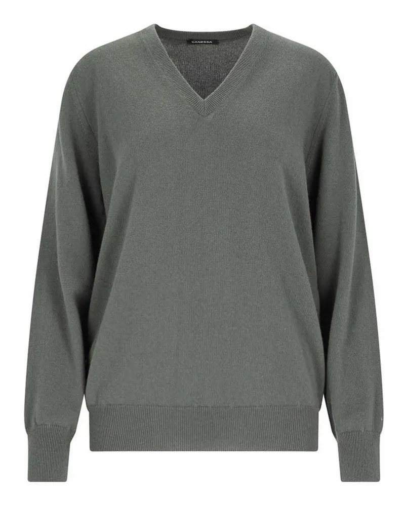 Canessa V-Pullover - Grün Grün