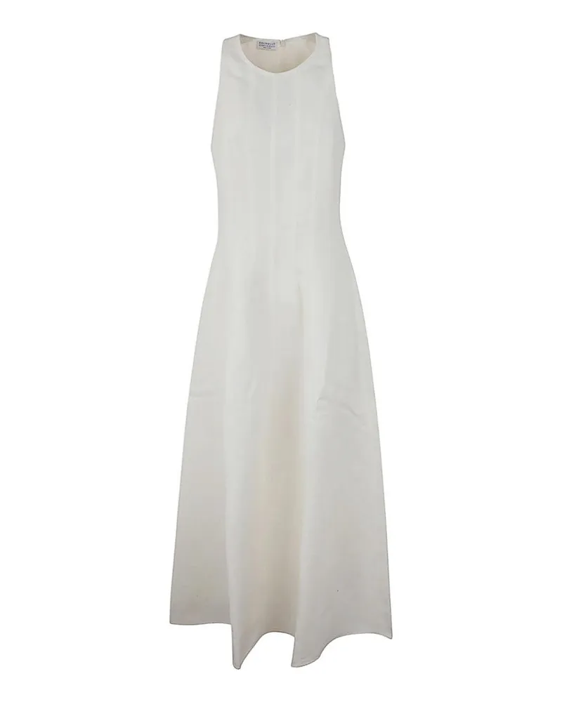 Brunello Cucinelli Knielanges Kleid - Braun Braun