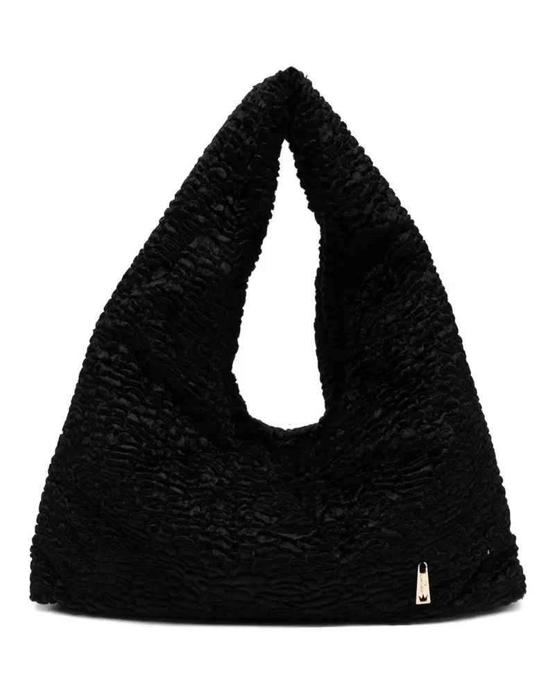 La Milanesa Schultertasche - Schwarz Schwarz