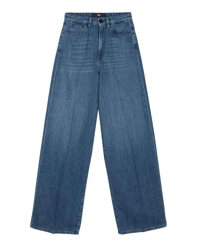 3x1 Casual Hose - Jeansblau Jeansblau
