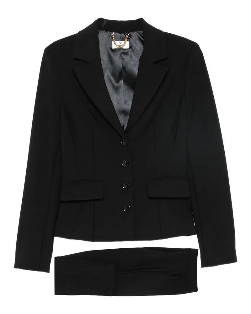 Elisabetta Franchi Eleganter Anzug - Schwarz Schwarz