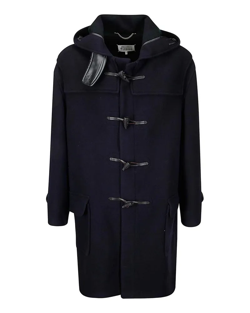 Maison Margiela Kurzer Mantel - Dunkelblau Dunkelblau