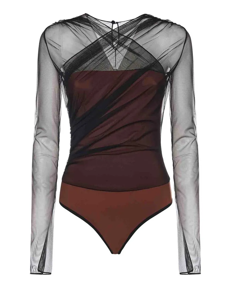 Nensi Dojaka Top - Schwarz Schwarz