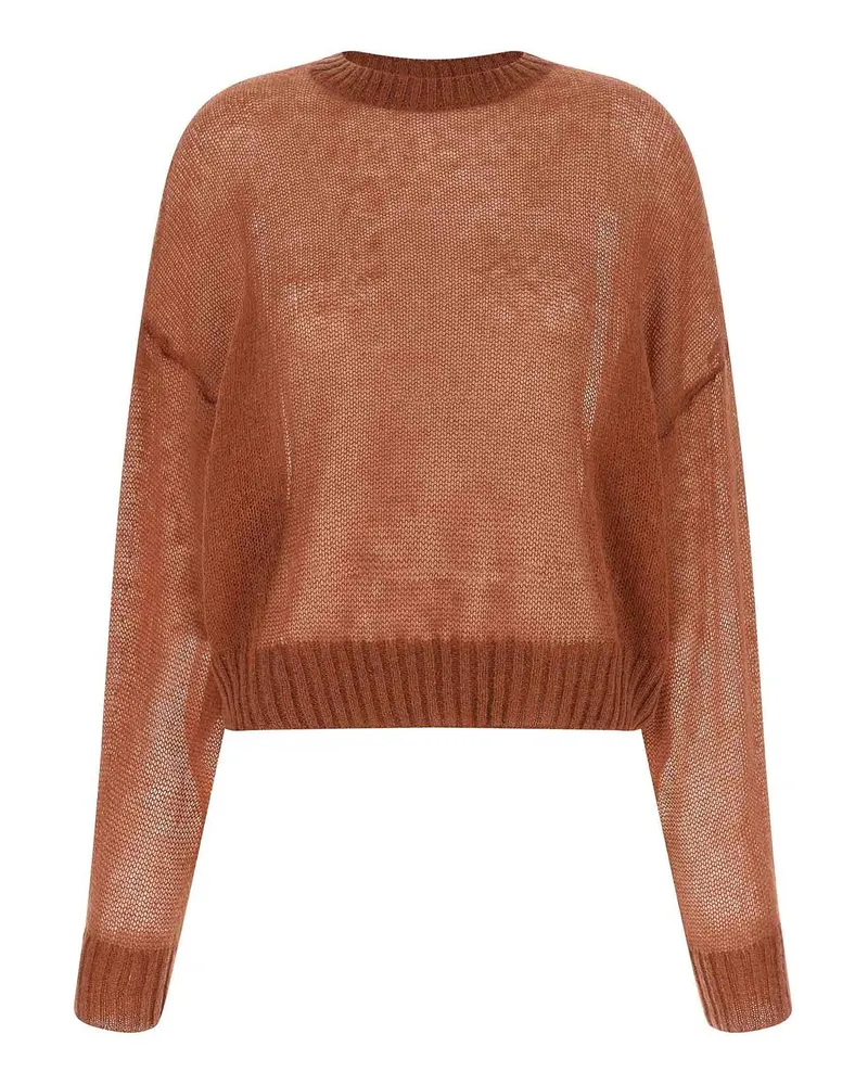 Brunello Cucinelli Rundhalspullover - Braun Braun