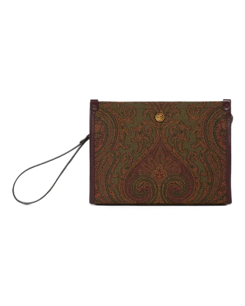Etro Clutch - Grün Grün