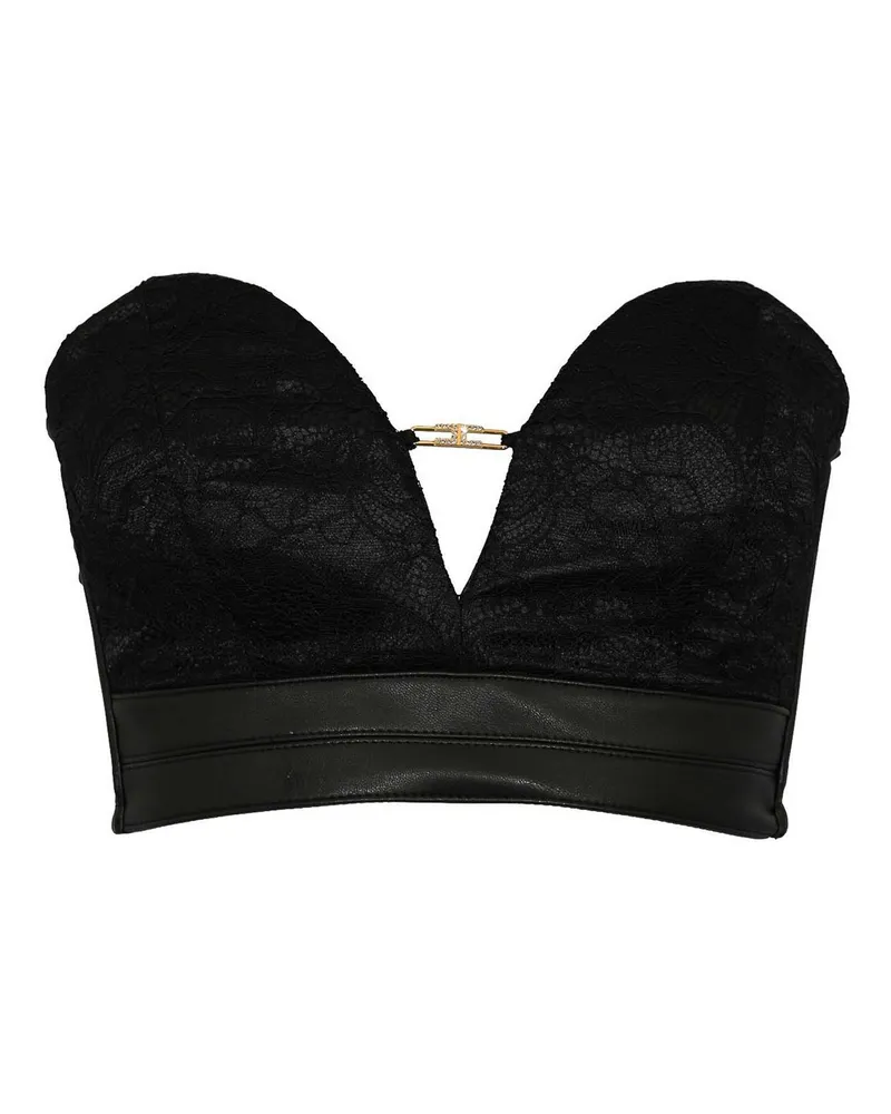 Elisabetta Franchi Top - Schwarz Schwarz