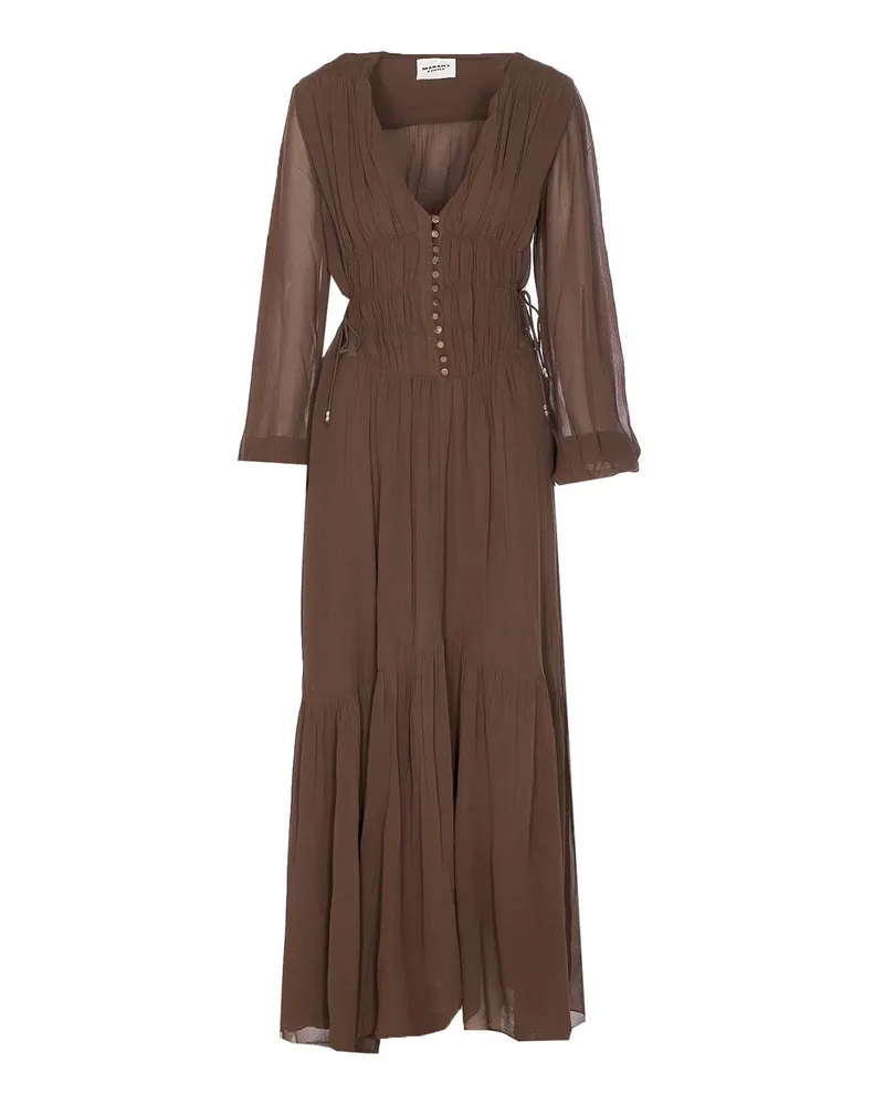 Étoile Isabel Marant Knielanges Kleid - Grün Grün