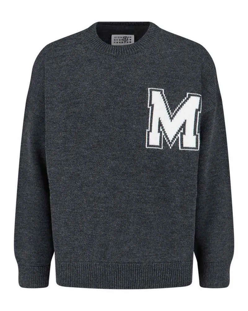Maison Margiela Rundhalspullover - Grau Grau