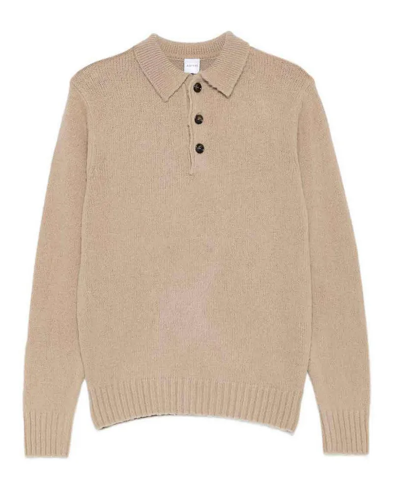 ASPESI Poloshirt - Hellbeige Hellbeige