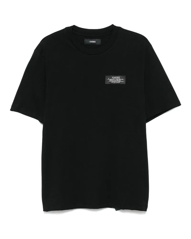 Amiri T-Shirt - Schwarz Schwarz