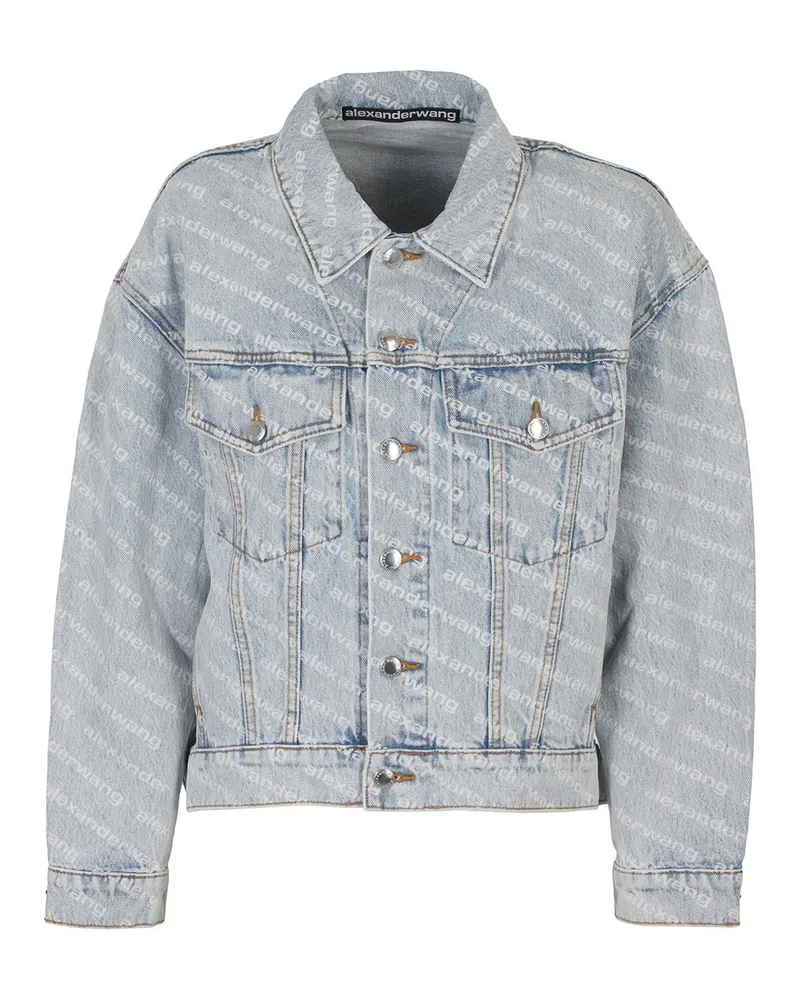 Alexander Wang Jeansjacke - Helles Jeansblau Helles