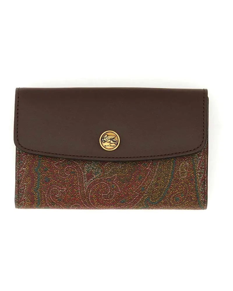 Etro Portemonnaie - Braun Braun