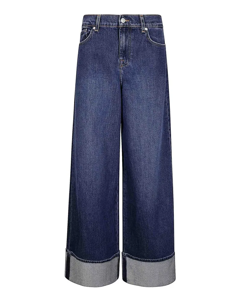 7 for all mankind Straight Leg Jeans - Blau Blau