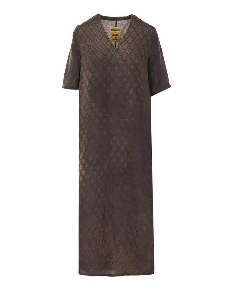Uma Wang Knielanges Kleid - Braun Braun