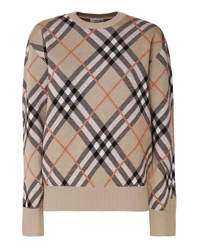 Burberry Rundhalspullover - Schwarz Schwarz