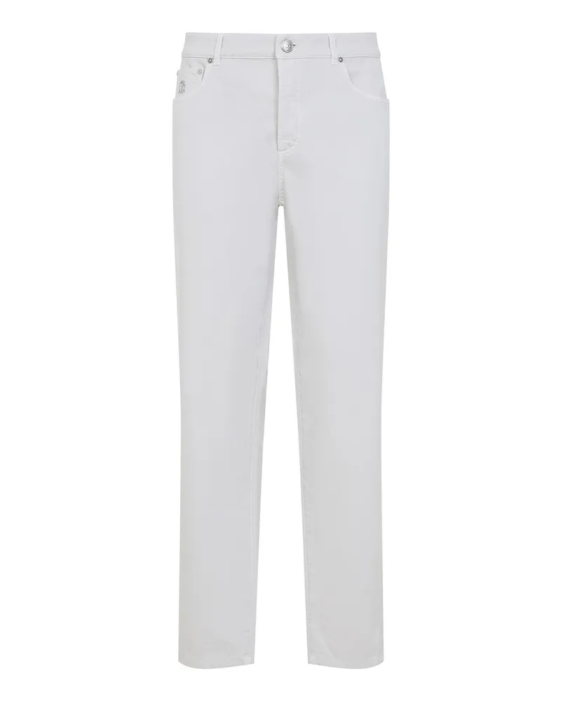 Brunello Cucinelli Bootcut Jeans - Weiß Weiß