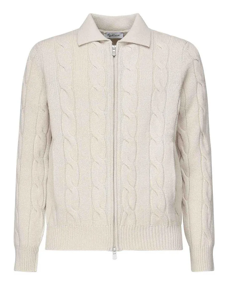 Giuliano Galiano Cardigan - Weiß Weiß