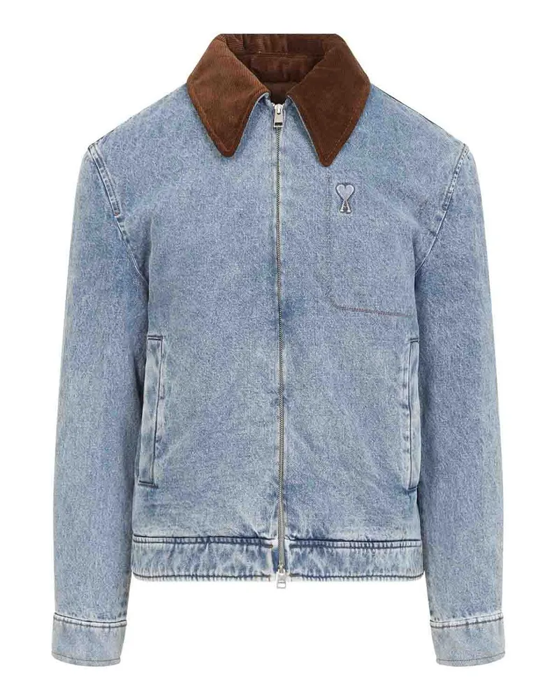 AMI Paris Casualjacke - Jeansblau Jeansblau