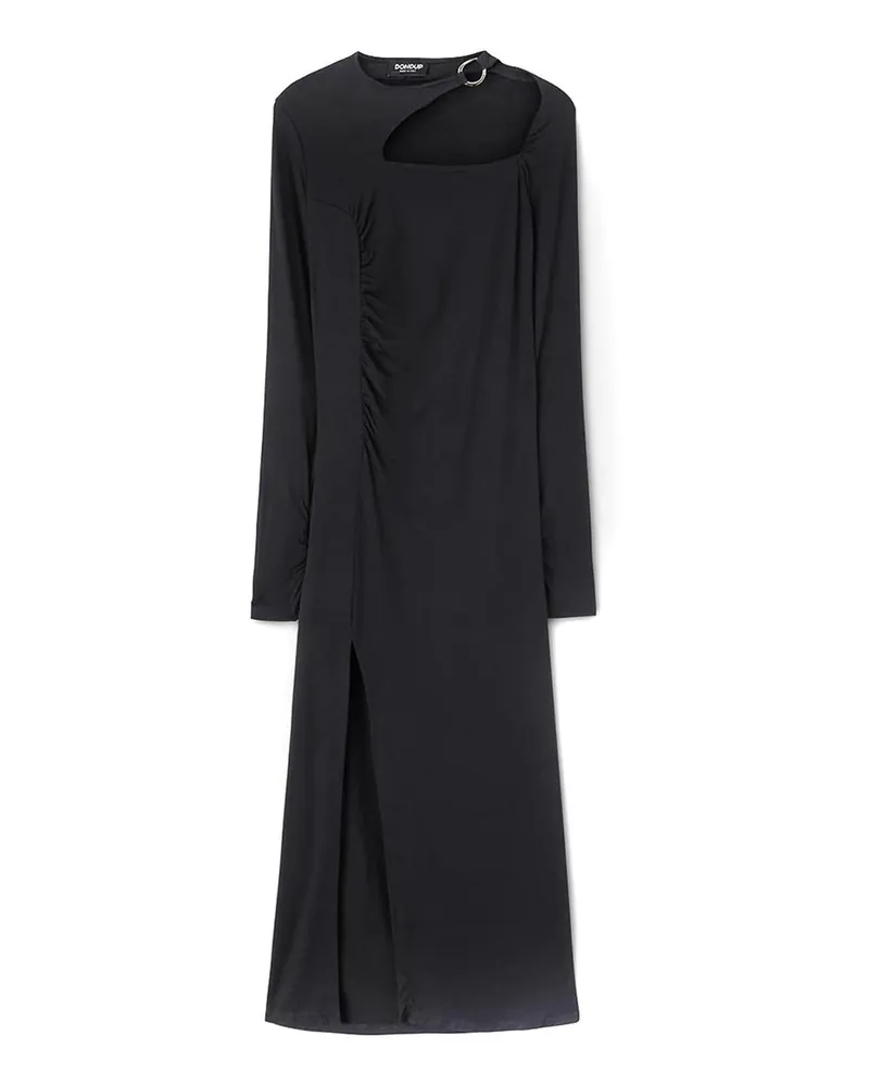 Dondup Knielanges Kleid - Schwarz Schwarz