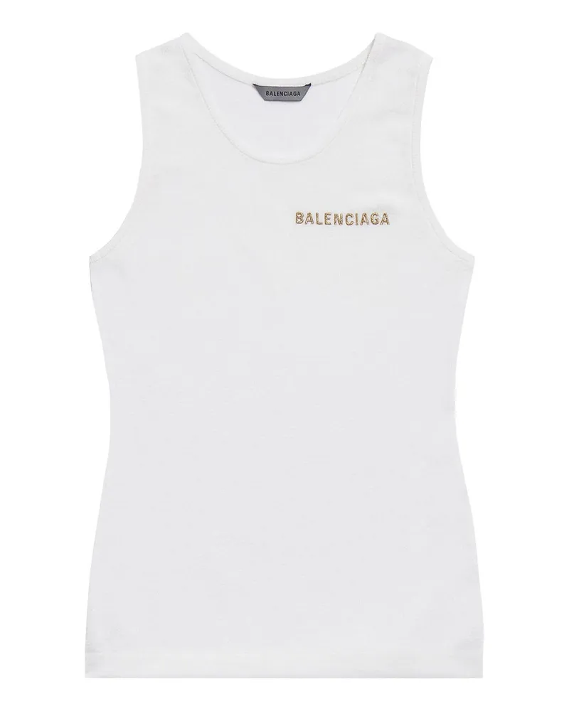 Balenciaga Top - Weiß Weiß